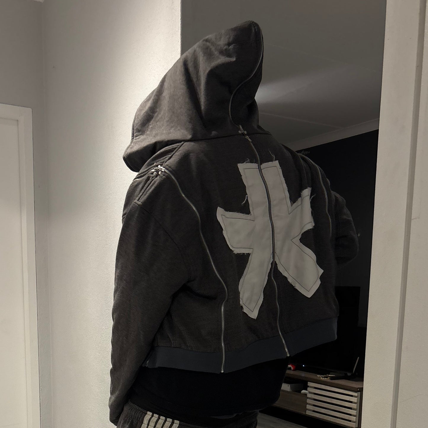 Evolutionary Detachable Zipup Grey