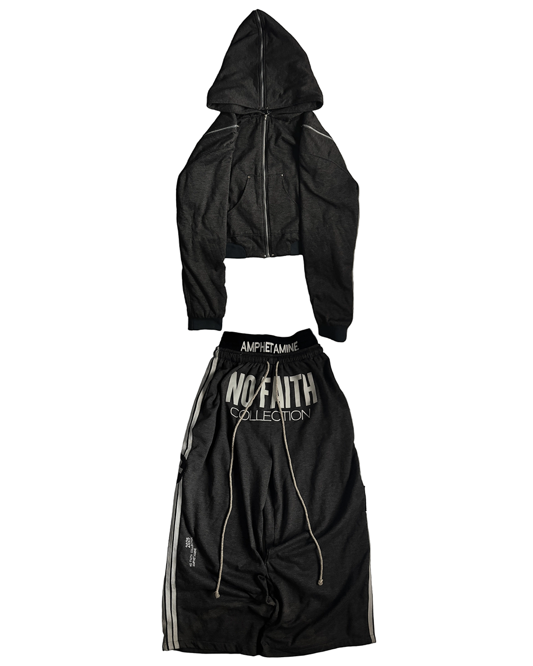 Sweatpants And Zipup Limited Time Combo Grey