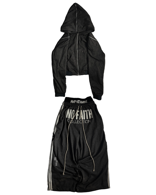 Sweatpants And Zipup Limited Time Combo Grey